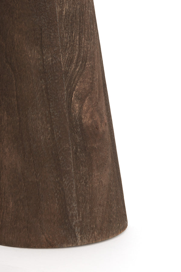 Light&living Lampvoet 17x20x57 cm SABULI hout mat donker bruin