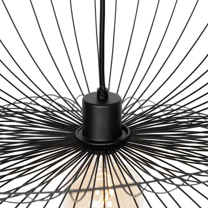 QAZQA Design hanglamp zwart - Pua