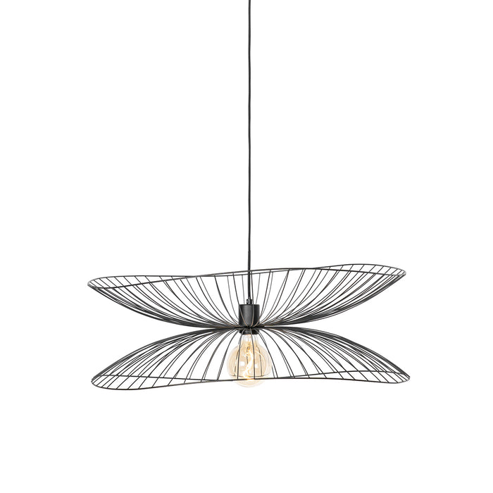 QAZQA Design hanglamp zwart - Pua