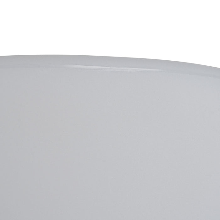 QAZQA Buiten vloerlamp bloempot wit IP44 - Flowerpot