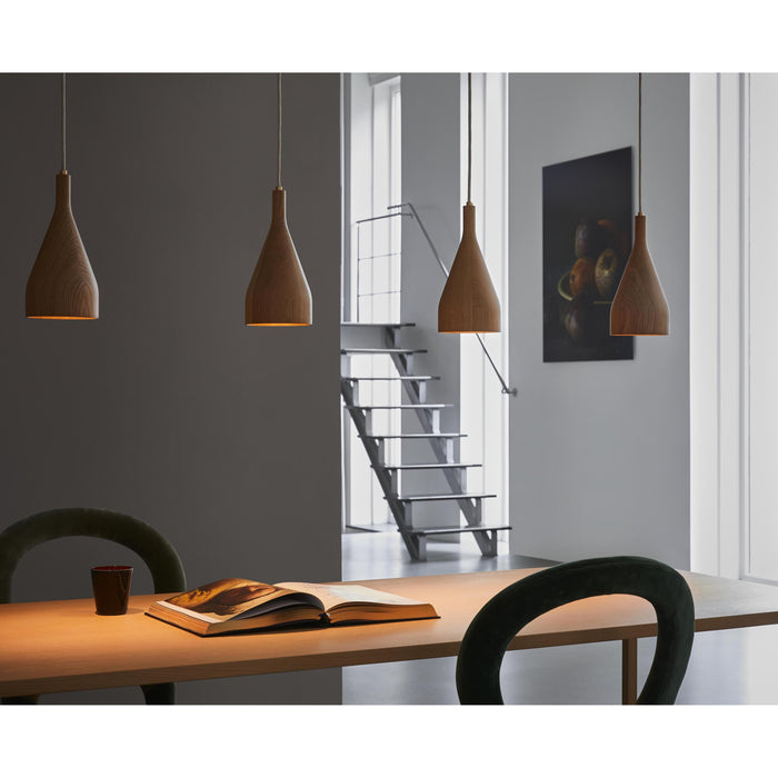 Hollands Licht Timber hanglamp large Ø14 eiken