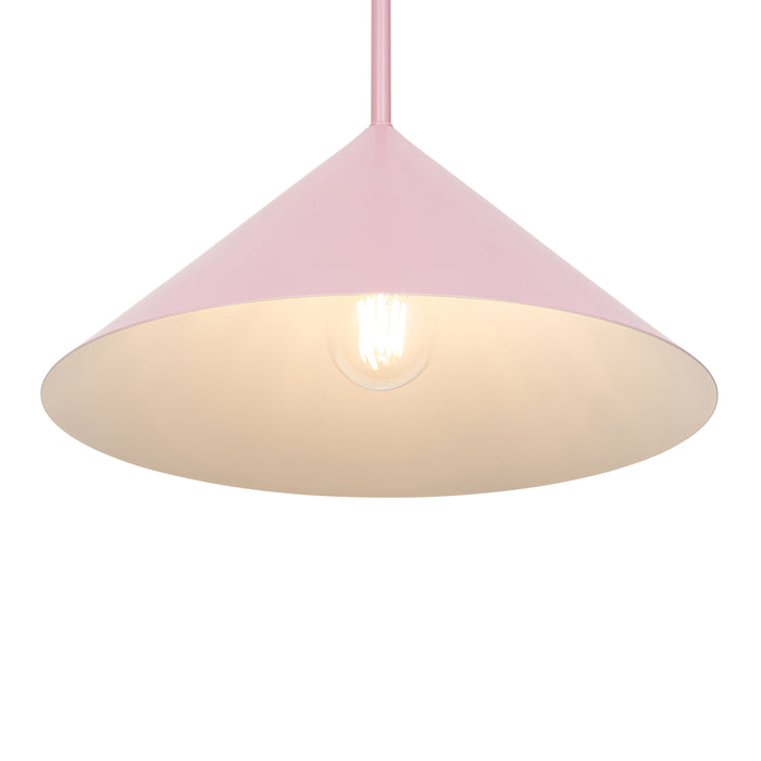QAZQA Design hanglamp roze driehoek - Triangolo