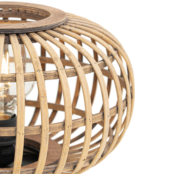 QAZQA Oosterse tafellamp bamboe - Amira