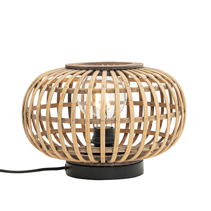 QAZQA Oosterse tafellamp bamboe - Amira