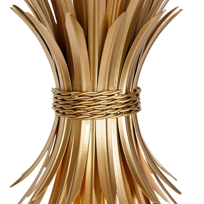 QAZQA Art Deco hanglamp goud met zwart - Wesley