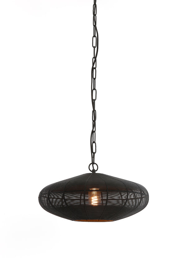 Light & Living Light&living Hanglamp Ø40x18 cm BAHOTO mat zwart
