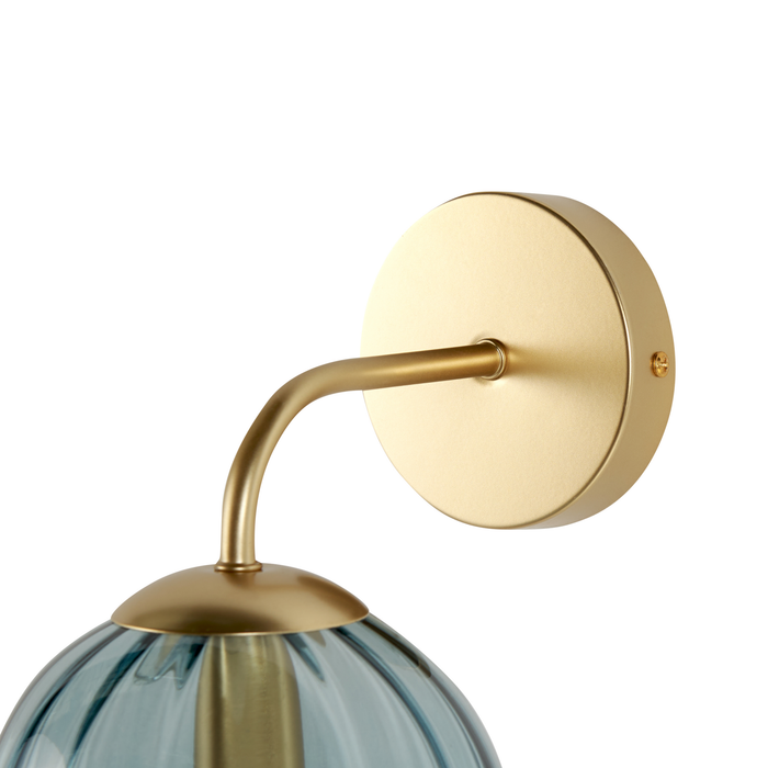 Beliani - BOOMI - Wandlamp - Blauw - Metaal