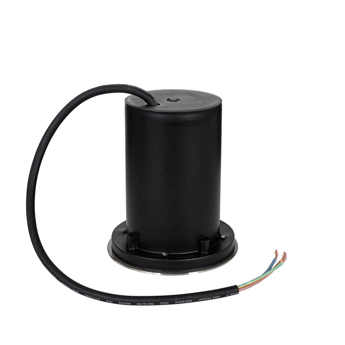 QAZQA Moderne buiten grondspot staal 35 mm verstelbaar IP65 - Delux