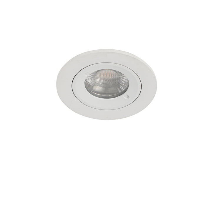 QAZQA Moderne inbouwspot wit rond IP44 - Xena Round
