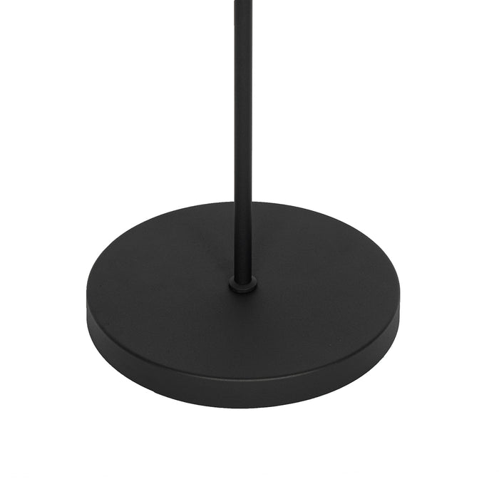 QAZQA Buiten vloerlamp mushroom zwart oplaadbaar 3-staps dimbaar -