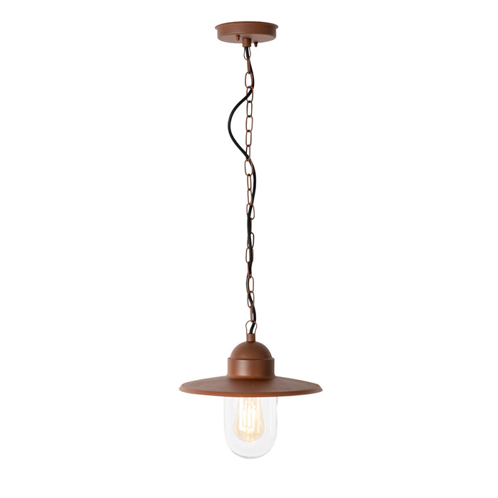 QAZQA Moderne buiten hanglamp roestbruin IP44 - Kansas