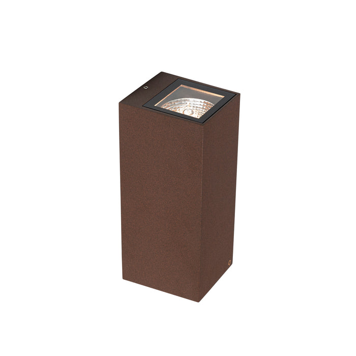 QAZQA Industriële wandlamp roestbruin 2-lichts AR70 IP54 - Baleno