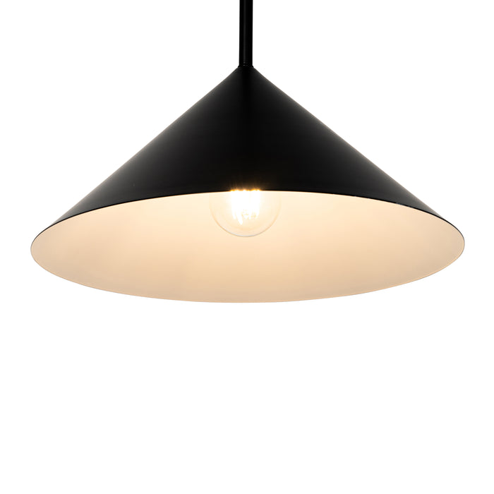 QAZQA Design hanglamp zwart - Triangolo