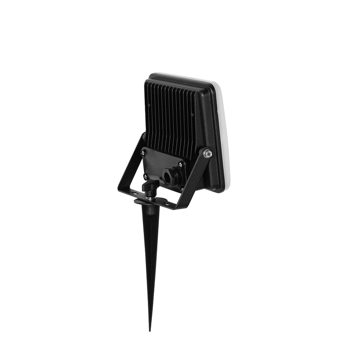 QAZQA Smart straler zwart 14,5 cm incl. LED IP65 met grondpin - Ruud