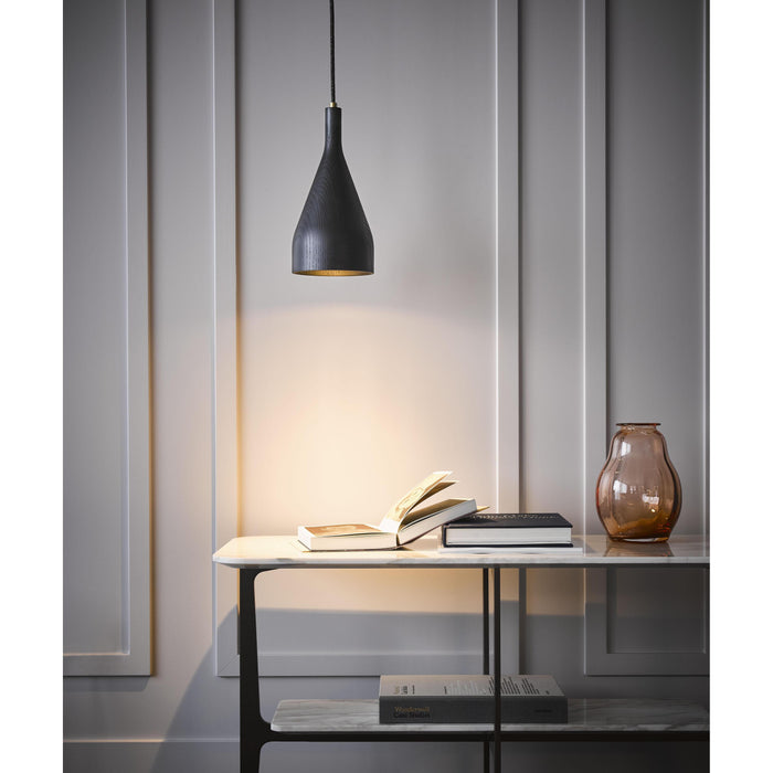 Hollands Licht Timber hanglamp large Ø14 zwart essen