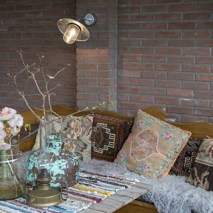 QAZQA Smart buiten wandlamp zink IP44 incl. Wifi A60 - Munich