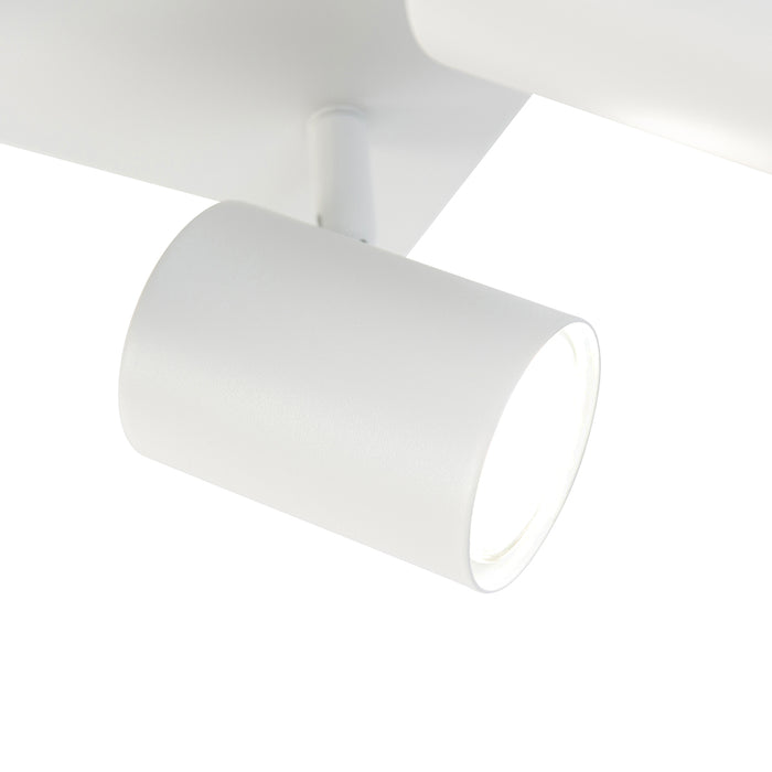 QAZQA Smart plafondlamp wit vierkant incl. 4 Wifi GU10 - Jeana