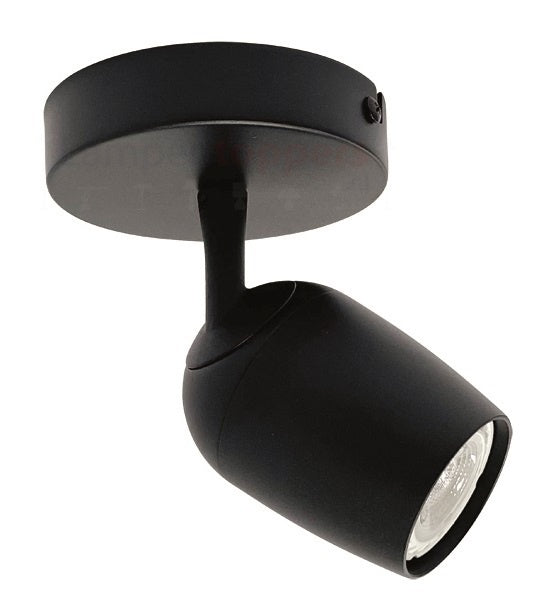 Freelight Spot Trova Zwart GU10 1-Lichts