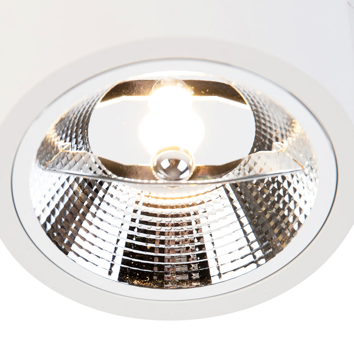 QAZQA Moderne plafondspot wit - Expert