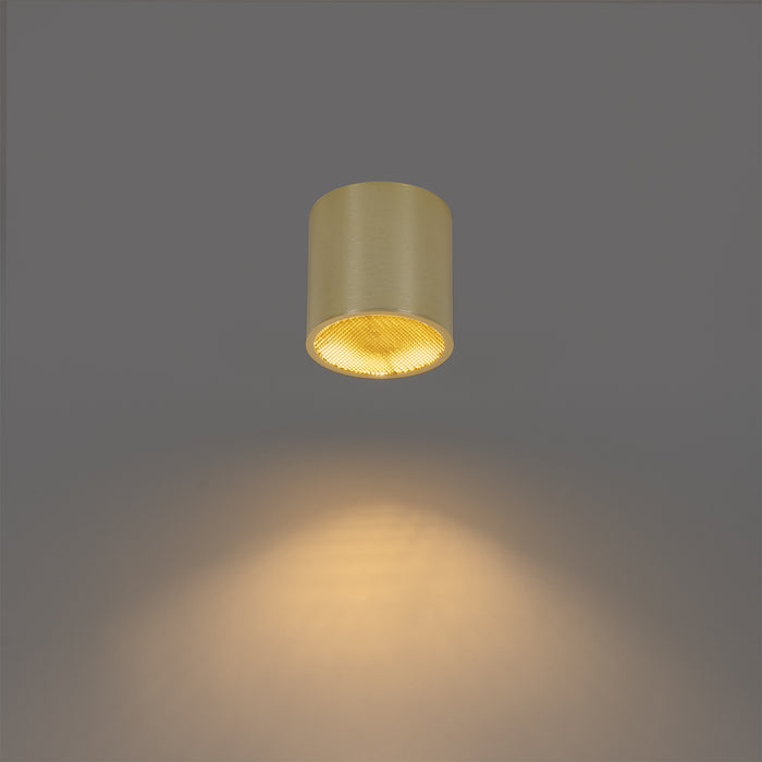 QAZQA Design opbouwspot goud GU10 111mm - Impact Honey