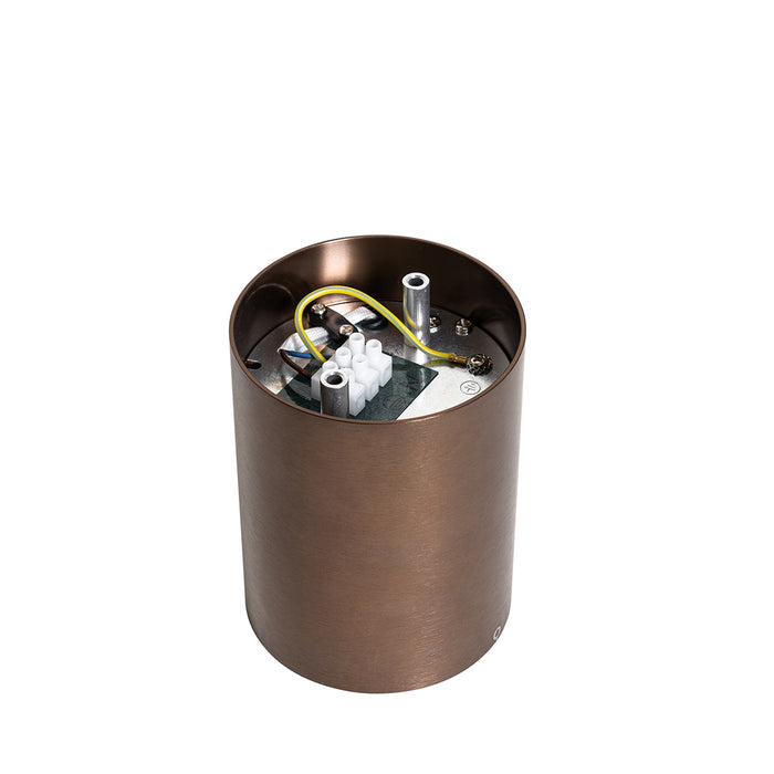 QAZQA Moderne plafondspot donkerbrons draai- en kantelbaar - Rondoo