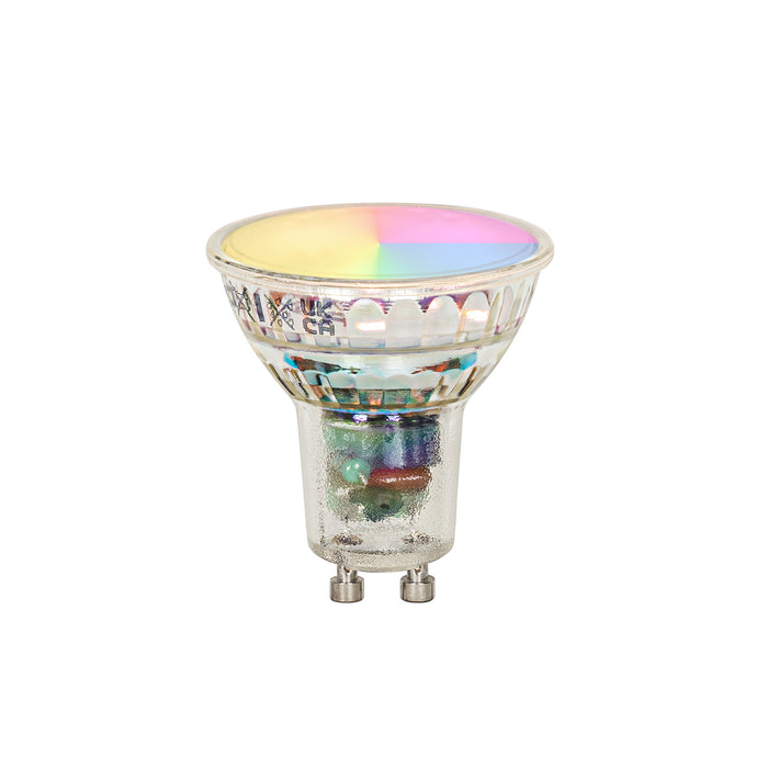 QAZQA Smart plafondspot zwart met goud incl. Wifi GU10 - Rondoo up