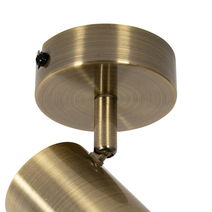 QAZQA Moderne spot brons kantelbaar - Jeana