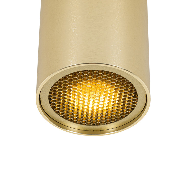 QAZQA Design opbouwspot goud GU10 50mm - Tubo Honey