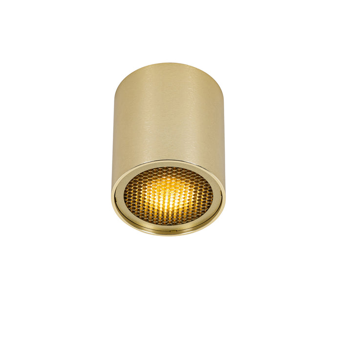 QAZQA Design opbouwspot goud GU10 50mm - Tubo Honey