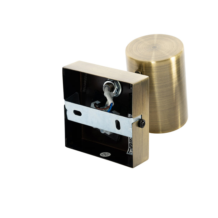 QAZQA Moderne spot brons verstelbaar vierkant - Jeana