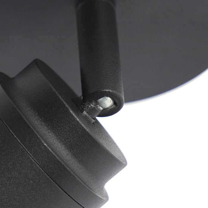 QAZQA Smart badkamer spot zwart IP44 incl. Wifi GU10 - Ducha