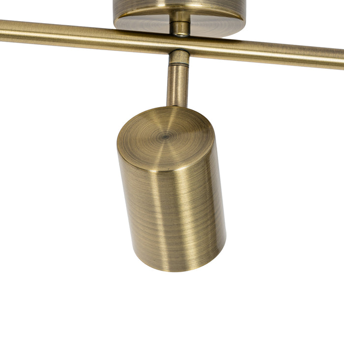 QAZQA Moderne spot brons kantelbaar 3-lichts - Jeana