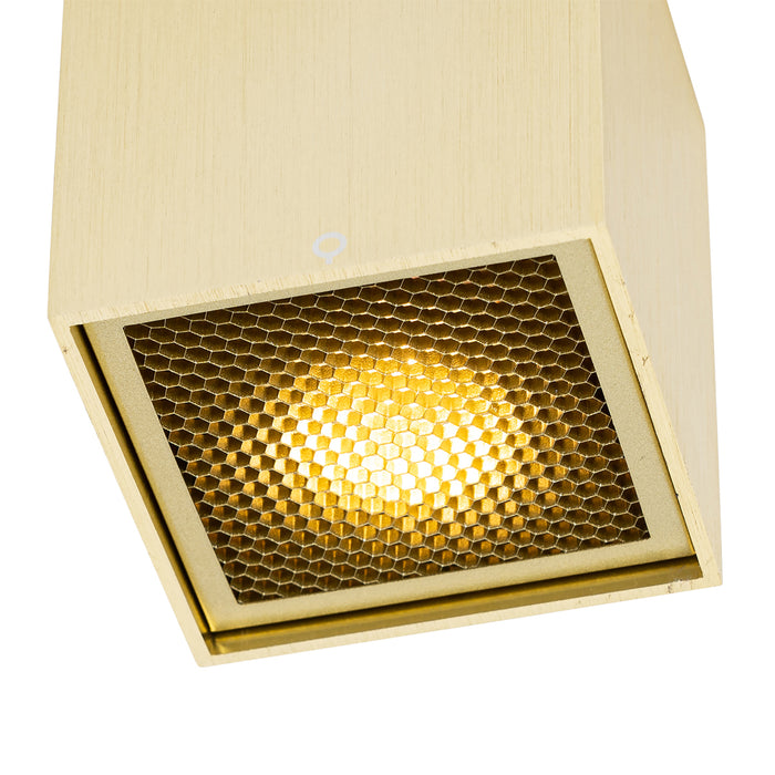 QAZQA Design opbouwspot goud GU10 50mm - Qubo Honey