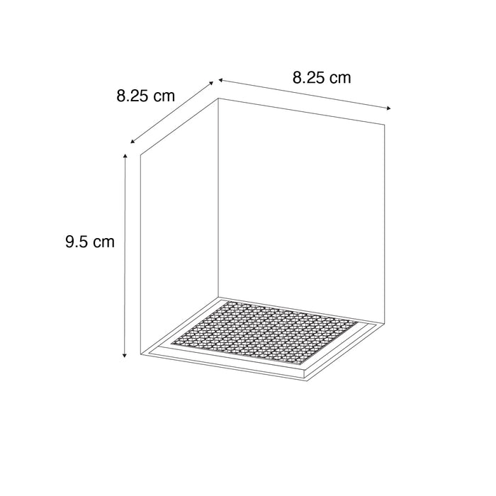 QAZQA Design opbouwspot goud GU10 50mm - Qubo Honey