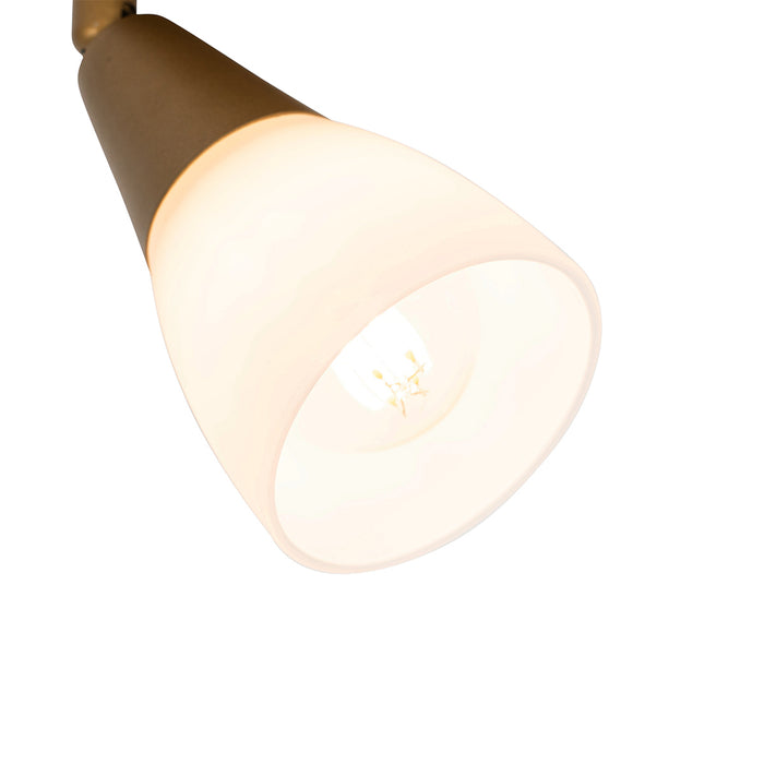 QAZQA Klassieke plafondspot goud met mat glas - Madi