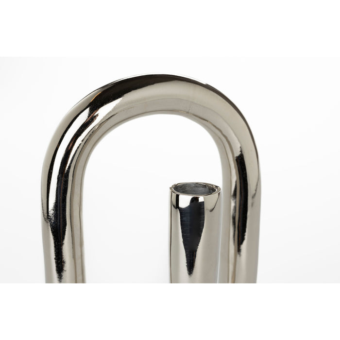 Zuiver Tubo Kandelaar Shiny Zilver L