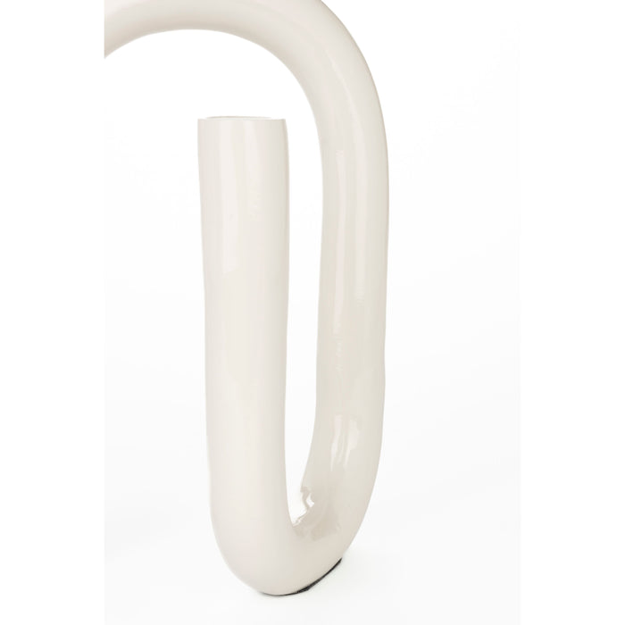 Zuiver Tubo Kandelaar Shiny Beige L