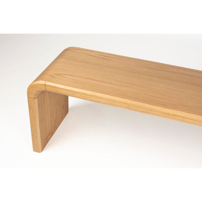 Zuiver Brave Eettafelbank Hout - Bruin