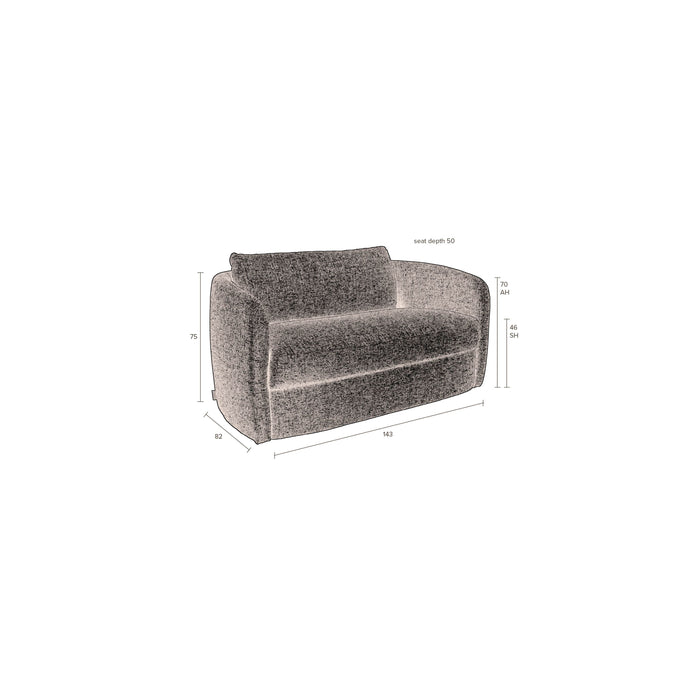 Dutchbone Boho Bank Sand - Beige