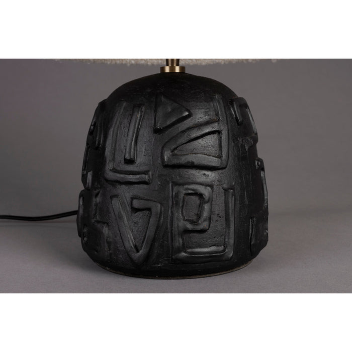 Dutchbone Renzo Tafellamp - Zwart