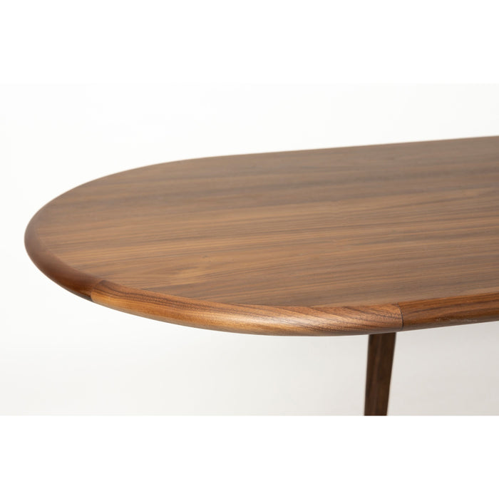 Zuiver Twist Uitschuifbare Eettafel 185|240x90 cm Walnoot - Bruin