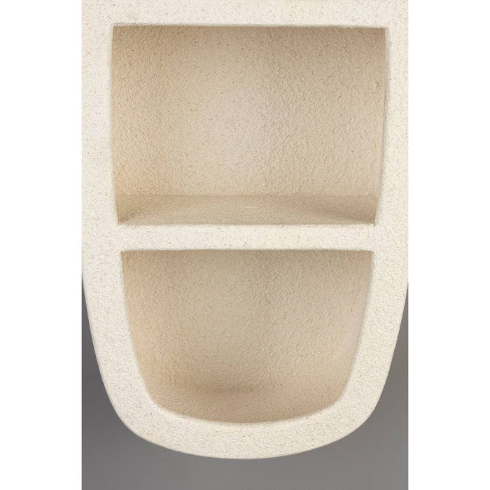 Dutchbone Veda Wandkast - Gerecyled Marmer - Beige - 2 Planken