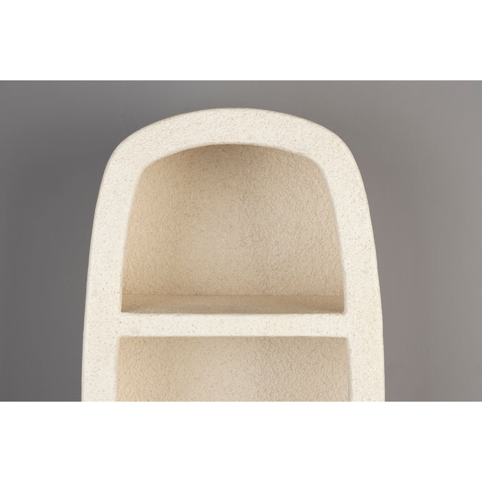 Dutchbone Veda Wandkast - Gerecyled Marmer - Beige - 2 Planken