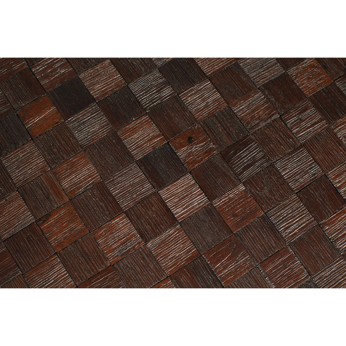 Housecraft Living Webster Bijzettafel Rond Teak Hout Bruin - Set van 2