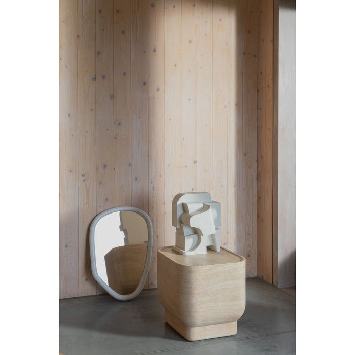 Zuiver Looks Spiegel| Wandspiegel Organische vorm Off White S