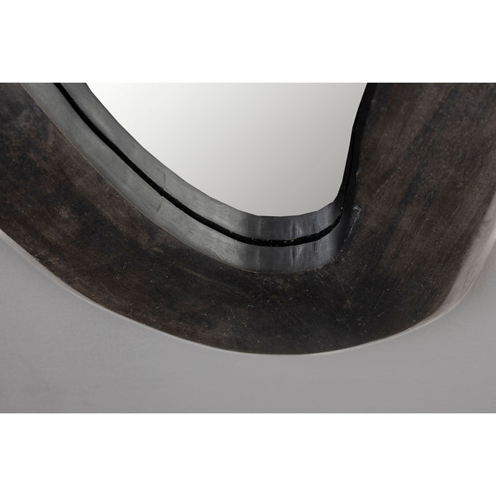 Dutchbone Aren Spiegel| Wandspiegel Organische vorm Zwart L