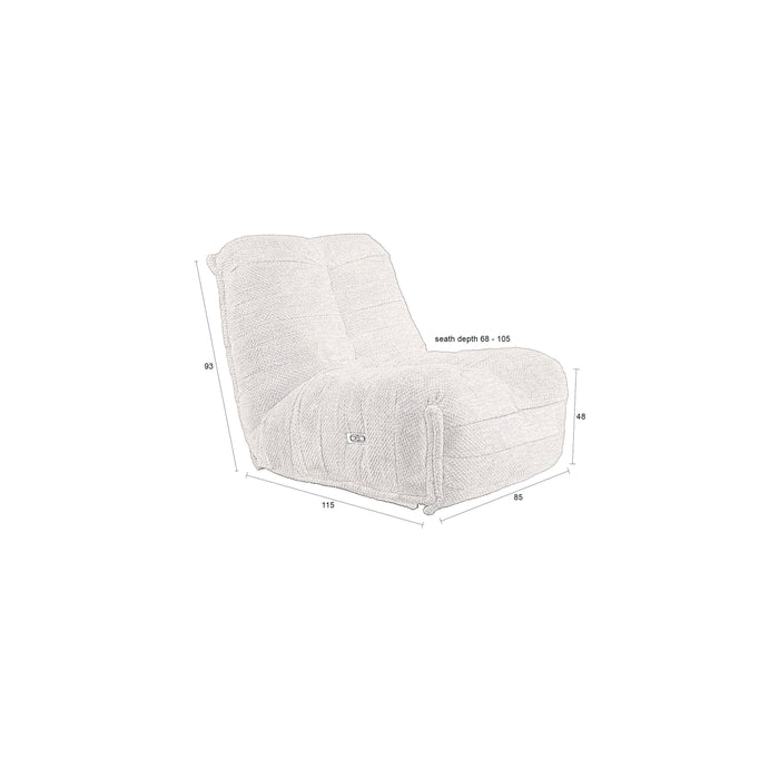 Dutchbone Hamilton Fauteuil - Bruin