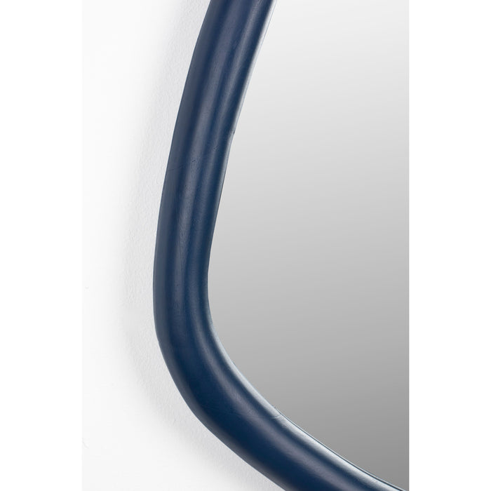 Zuiver Looks Spiegel| Wandspiegel Organische vorm Navy| Blauw M