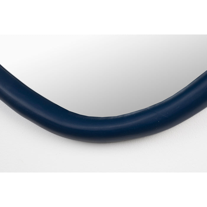 Zuiver Looks Spiegel| Wandspiegel Organische vorm Navy| Blauw M