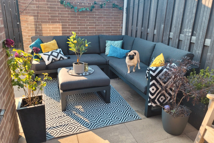 VDG Divan loungeset - antraciet